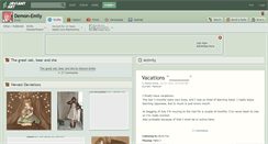 Desktop Screenshot of demon-emily.deviantart.com
