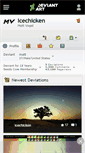 Mobile Screenshot of icechicken.deviantart.com