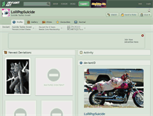 Tablet Screenshot of lollipopsuicide.deviantart.com