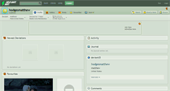 Desktop Screenshot of hodgesmatthew.deviantart.com