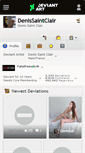 Mobile Screenshot of denissaintclair.deviantart.com