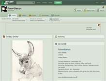 Tablet Screenshot of foxontherun.deviantart.com