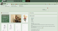 Desktop Screenshot of ehnsis.deviantart.com
