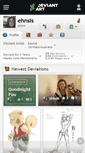 Mobile Screenshot of ehnsis.deviantart.com