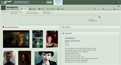 Desktop Screenshot of domogenius.deviantart.com