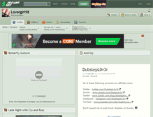 Tablet Screenshot of lovergirl98.deviantart.com