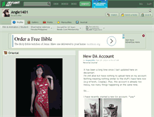 Tablet Screenshot of angie1401.deviantart.com