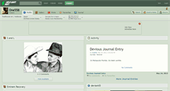 Desktop Screenshot of one558.deviantart.com