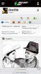 Mobile Screenshot of one558.deviantart.com