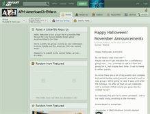 Tablet Screenshot of aph-americancivilwar.deviantart.com