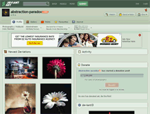 Tablet Screenshot of abstraction-paradox.deviantart.com