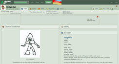 Desktop Screenshot of hedgiegal.deviantart.com