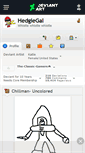 Mobile Screenshot of hedgiegal.deviantart.com