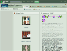 Tablet Screenshot of myocmytreasure.deviantart.com
