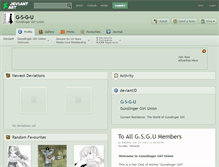 Tablet Screenshot of g-s-g-u.deviantart.com