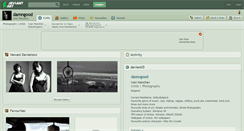 Desktop Screenshot of damngood.deviantart.com