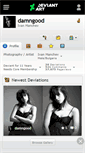 Mobile Screenshot of damngood.deviantart.com