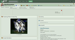 Desktop Screenshot of ladyofthemasque.deviantart.com