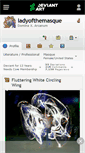Mobile Screenshot of ladyofthemasque.deviantart.com
