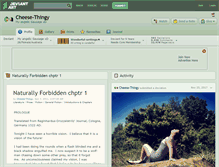 Tablet Screenshot of cheese-thingy.deviantart.com