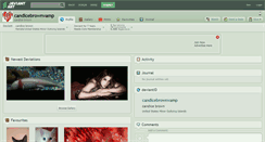 Desktop Screenshot of candicebrownvamp.deviantart.com