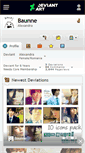 Mobile Screenshot of baunne.deviantart.com