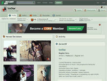 Tablet Screenshot of iceskar.deviantart.com