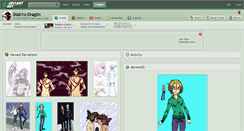 Desktop Screenshot of diab1o-drag0n.deviantart.com