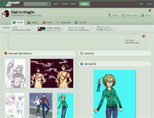 Tablet Screenshot of diab1o-drag0n.deviantart.com