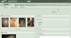 Desktop Screenshot of khunsam.deviantart.com