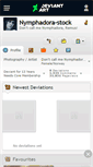 Mobile Screenshot of nymphadora-stock.deviantart.com