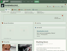 Tablet Screenshot of nymphadora-stock.deviantart.com