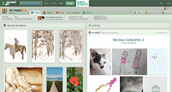 Desktop Screenshot of mr-macd.deviantart.com