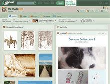 Tablet Screenshot of mr-macd.deviantart.com