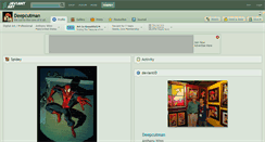 Desktop Screenshot of deepcutman.deviantart.com