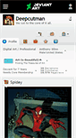 Mobile Screenshot of deepcutman.deviantart.com