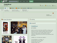 Tablet Screenshot of djmaxfever.deviantart.com