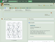 Tablet Screenshot of melzchao.deviantart.com