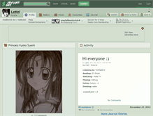 Tablet Screenshot of letizi.deviantart.com