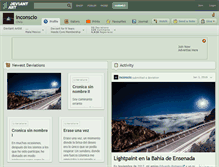 Tablet Screenshot of inconscio.deviantart.com