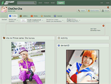 Tablet Screenshot of chocho-cha.deviantart.com