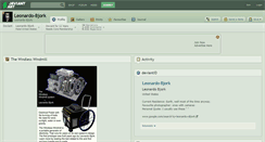 Desktop Screenshot of leonardo-bjork.deviantart.com