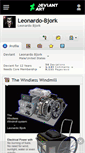 Mobile Screenshot of leonardo-bjork.deviantart.com