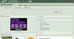 Desktop Screenshot of life-as-a-coder.deviantart.com