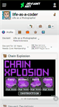 Mobile Screenshot of life-as-a-coder.deviantart.com