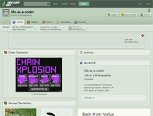 Tablet Screenshot of life-as-a-coder.deviantart.com