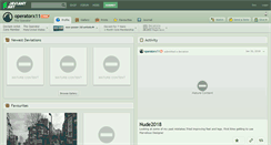 Desktop Screenshot of operatorx11.deviantart.com