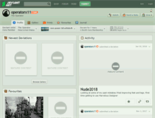 Tablet Screenshot of operatorx11.deviantart.com