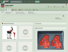 Tablet Screenshot of meatwad44.deviantart.com