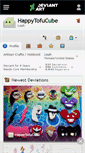 Mobile Screenshot of happytofucube.deviantart.com